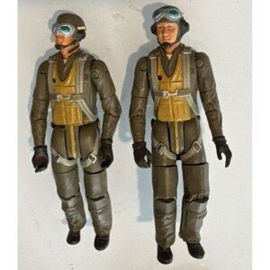 21st Century Toys Ultimate Soldier WWII US Navy Fighter Plane Pilots Lot of 2